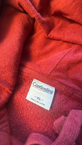 Vintage Arizona State University (ASU) College Hoodie Weinrot – Gr. XL