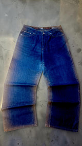 D&G Dolce & Gabbana Vintage Baggy Jeans – Made in Italy – Mud Wash – W30