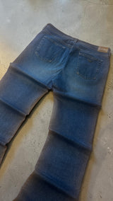 Armani Jeans (AJ) Herren Jeans – Made in Italy – Washed Dark Blue – W34/L35
