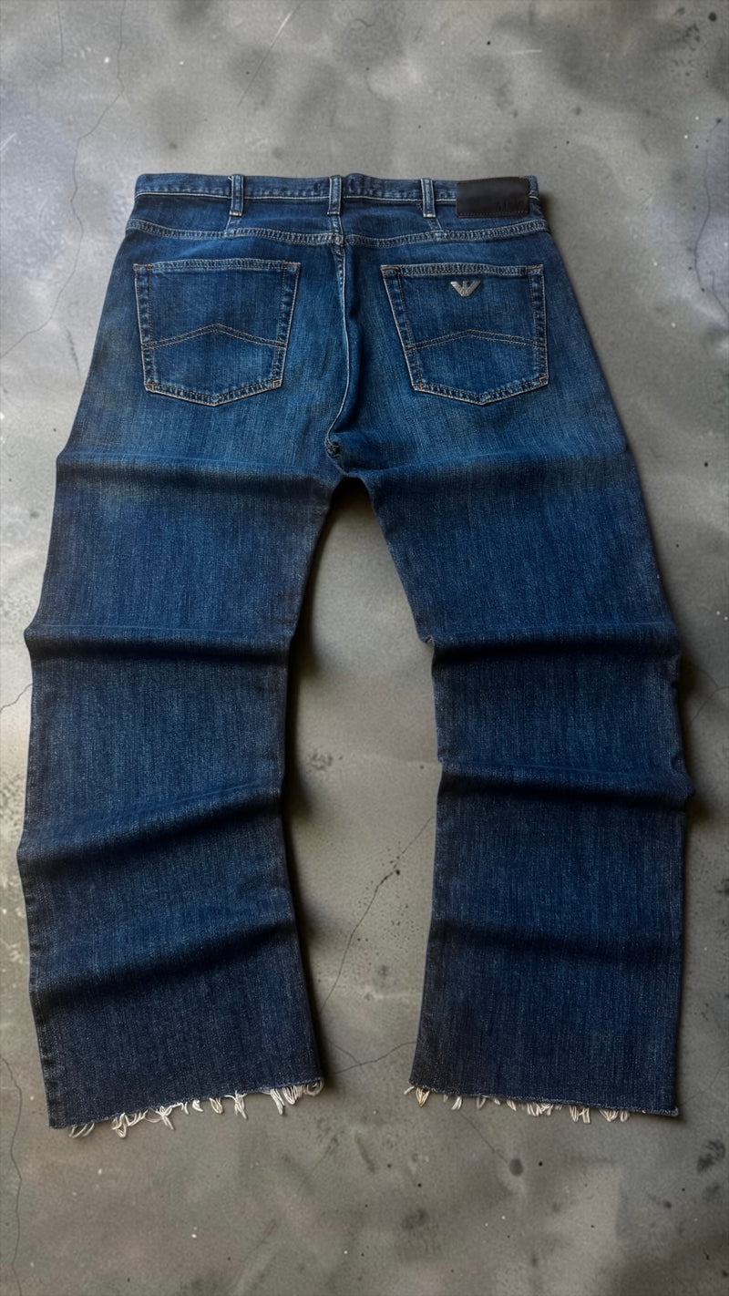 Armani Jeans (AJ) Herren Jeans – Raw Hem Denim – W33/L29