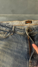 BOSS (Hugo Boss) Herren Jeans – Vintage Washed Blue – W38/L32