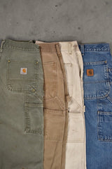 Auswahl an getragenen Vintage Carhartt Workwear Pants