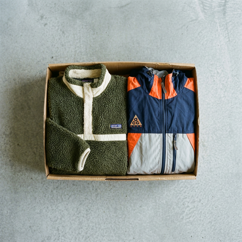 Gorpcore und Vintage Fleece Jacken Mystery Box 2 Teile Outdoor
